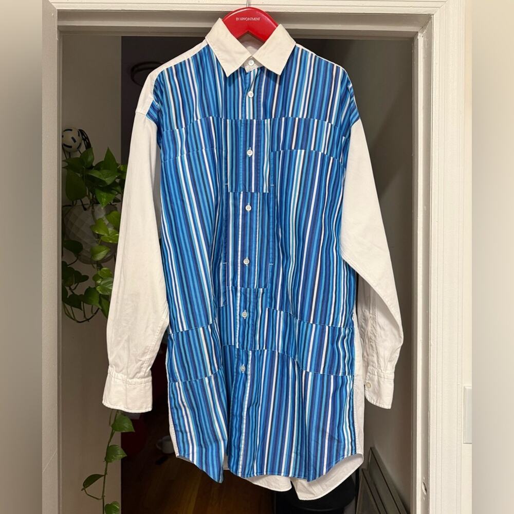 Comme des garçon ganryu double breast pocket shirt